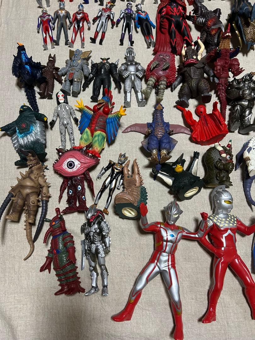 ウルトラマン　ウルトラ怪獣　仮面ライダー　ビッグソフビ　まとめ112体