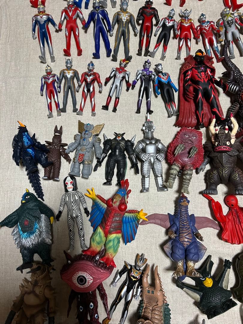 ウルトラマン　ウルトラ怪獣　仮面ライダー　ビッグソフビ　まとめ112体