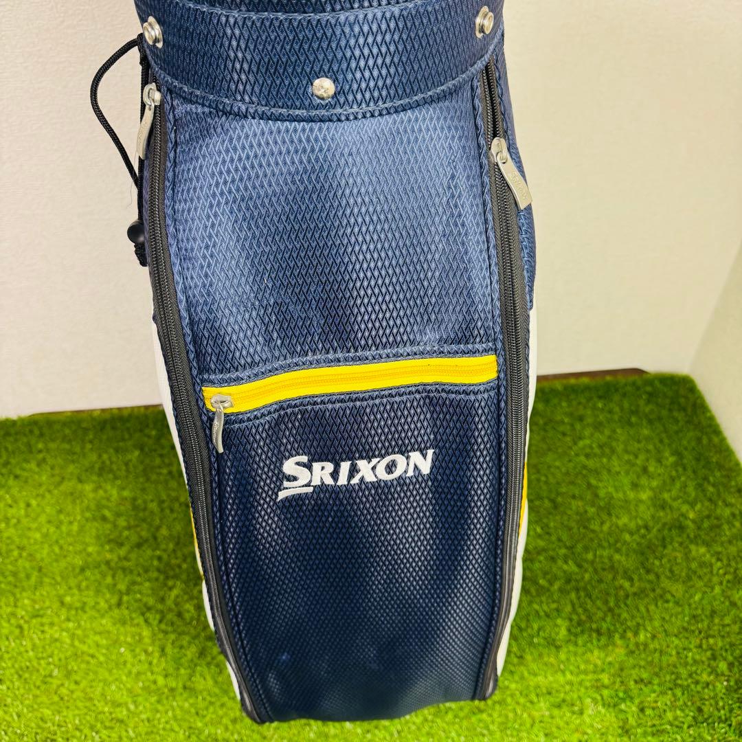 SRIXON キャディバッグ 紺色 黄色