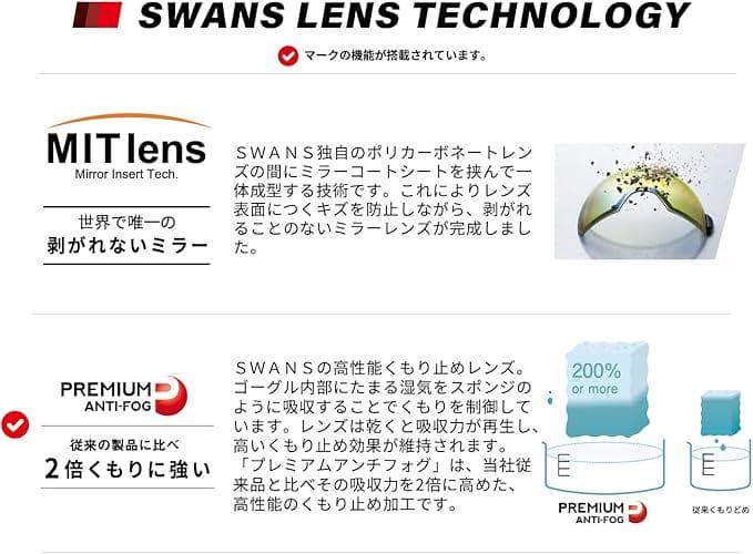 【SWANS/スワンズ】OB-MDH-CU-LG　ゴーグル/スキー/スノボ