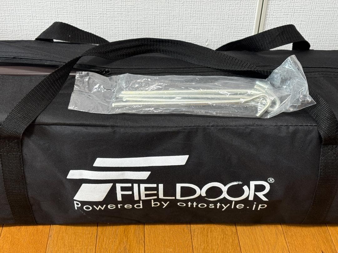 FIELDOOR タープテント ３ｍ アルミサイドフレーム強化版 オプション付