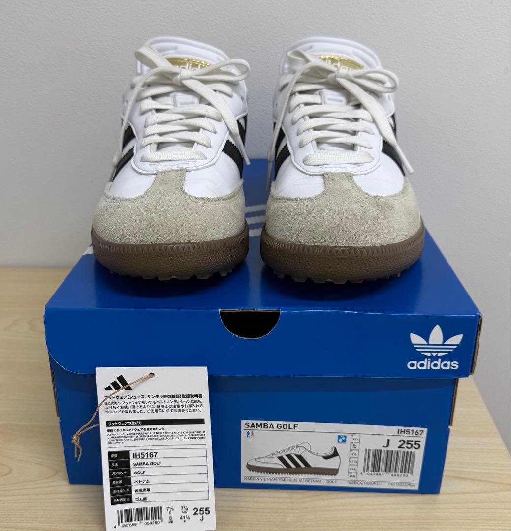 adidas SAMBA GOLF アディダス サンバ ゴルフシューズ 25.5