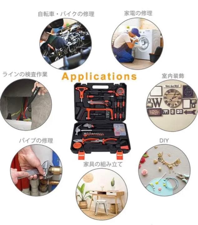 ホーム工具　便利セット　ケース付き