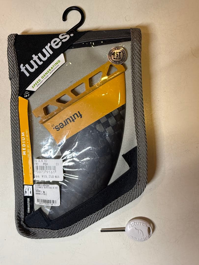 サーフィン・ボディボード futures BLACK STIX 3.0 V2 FOIL ERIC
