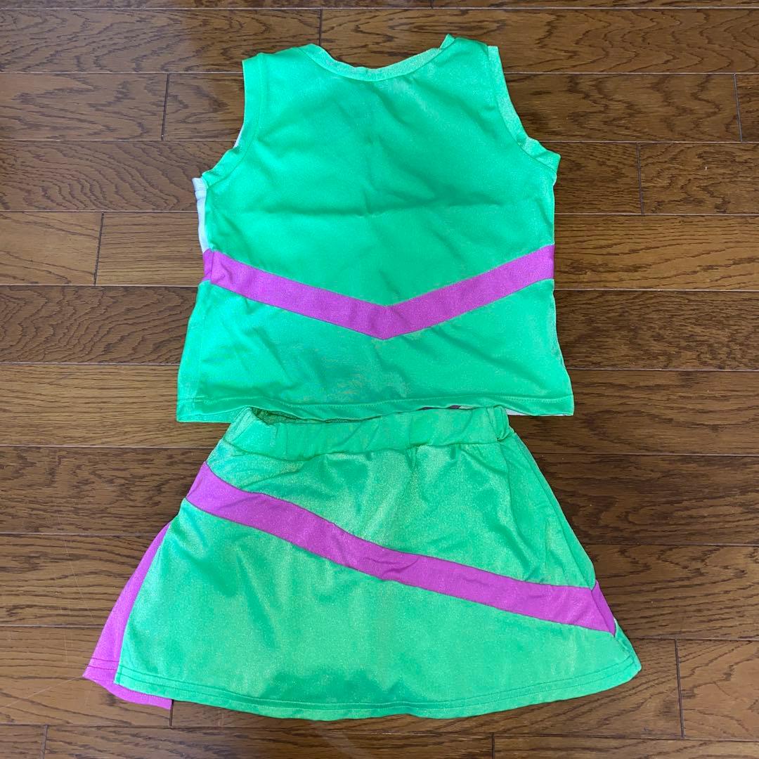 【中古品・美品】チアダンスユニホーム・ヘアゴムセット