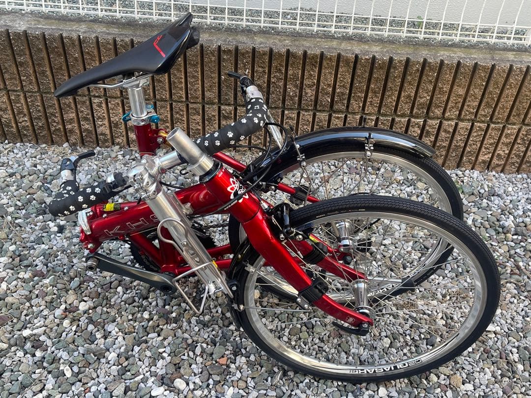 KHS F-20RC Tiagra 2×10s 折りたたみ自転車 レッド