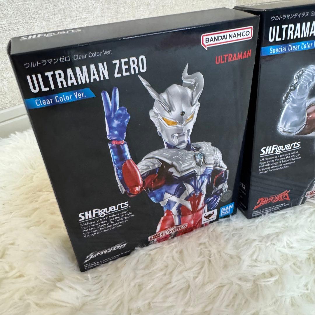 【新品未使用】ウルトラマンタイタス　ゼロ　Special Clear 2体セット