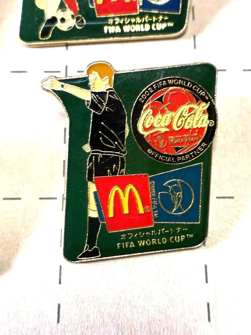 ★美品★☆企業コラボ企画☆FIFAワールドカップ マクドナルド ピンバッジセット
