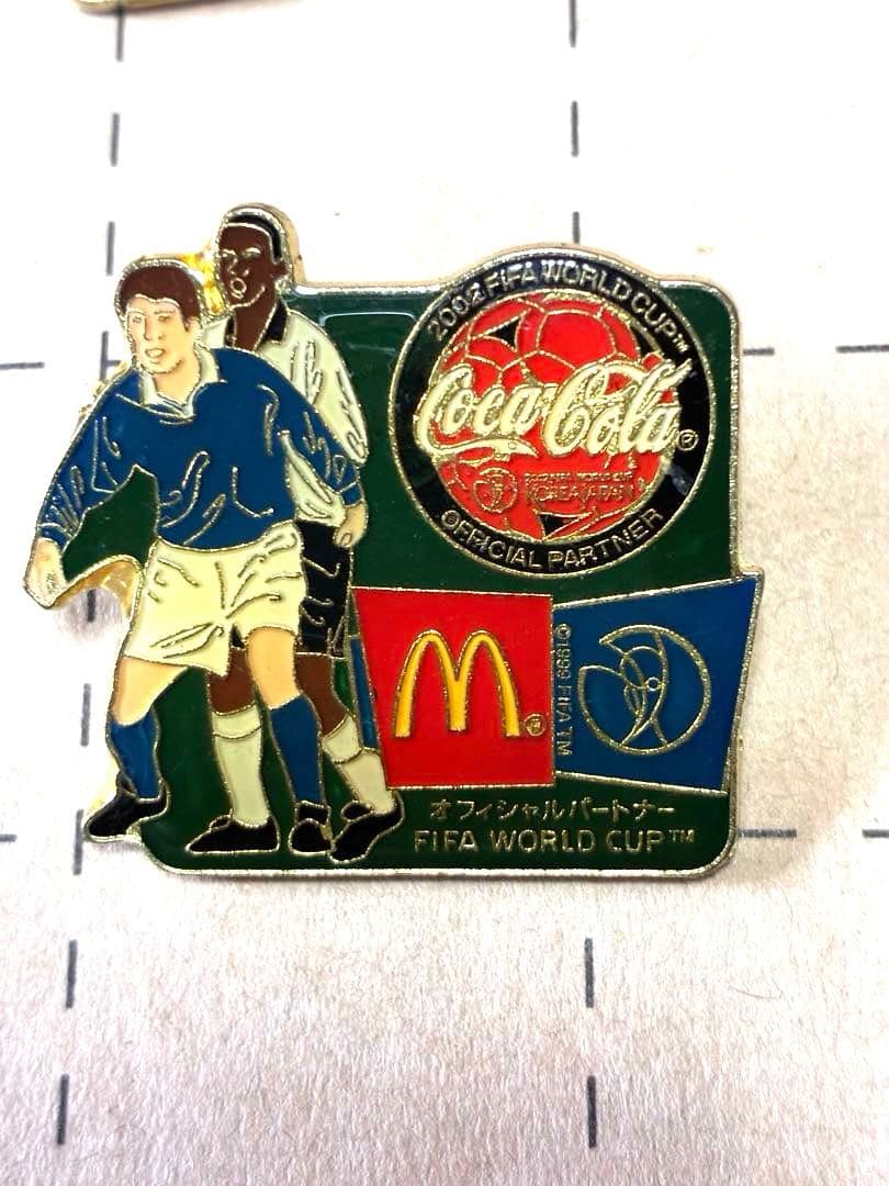 ★美品★☆企業コラボ企画☆FIFAワールドカップ マクドナルド ピンバッジセット