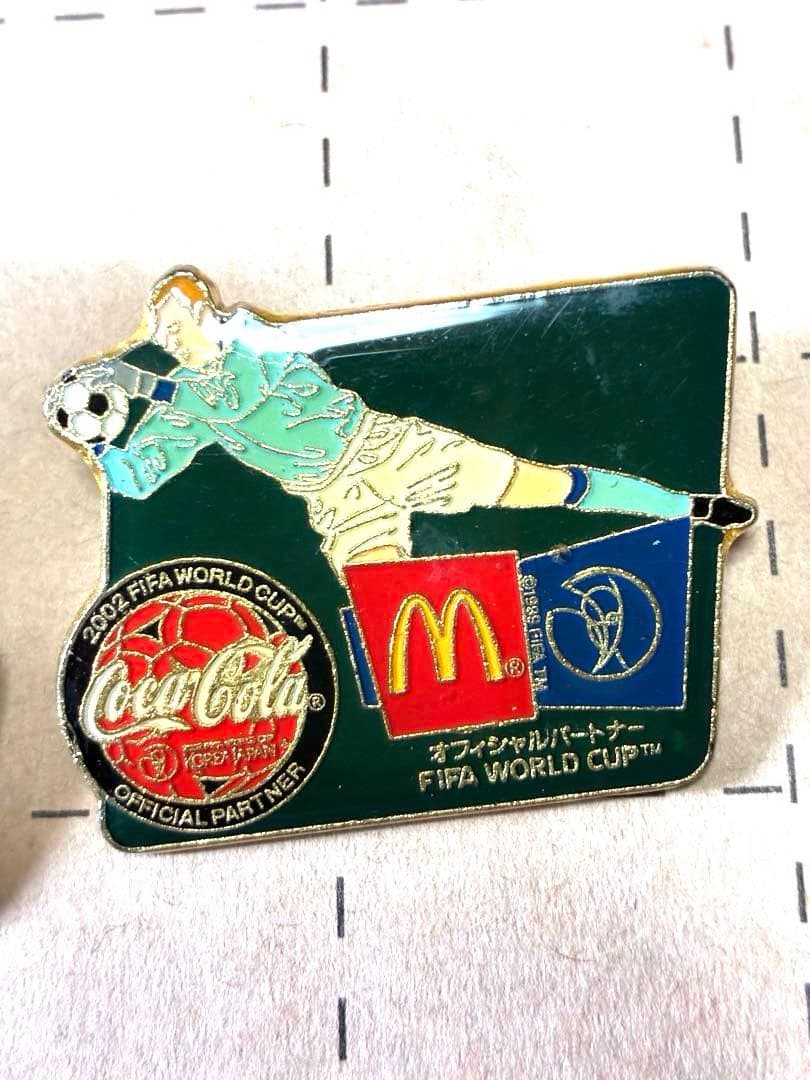 ★美品★☆企業コラボ企画☆FIFAワールドカップ マクドナルド ピンバッジセット