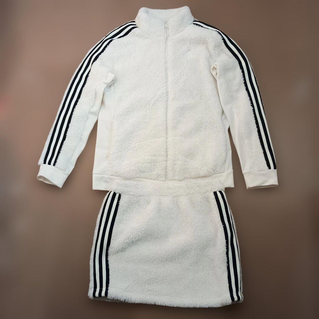 アディダス　ボアフリース上下セット　ゴルフウェア　美品