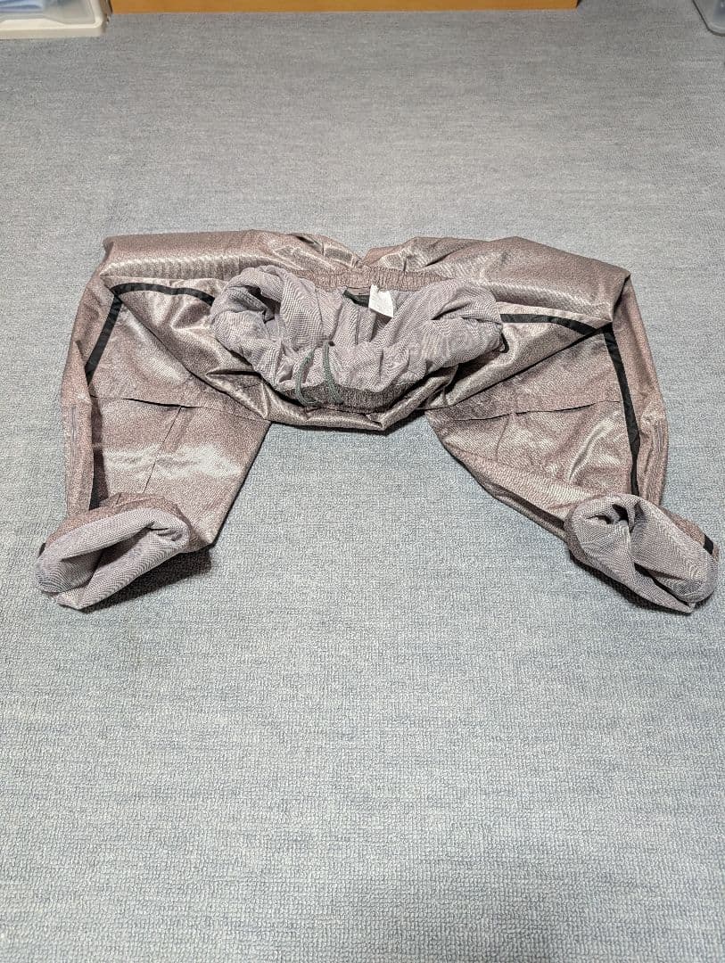 NIKE ナイロン ジャージ メタリックシルバー 2001 上下セット XXL