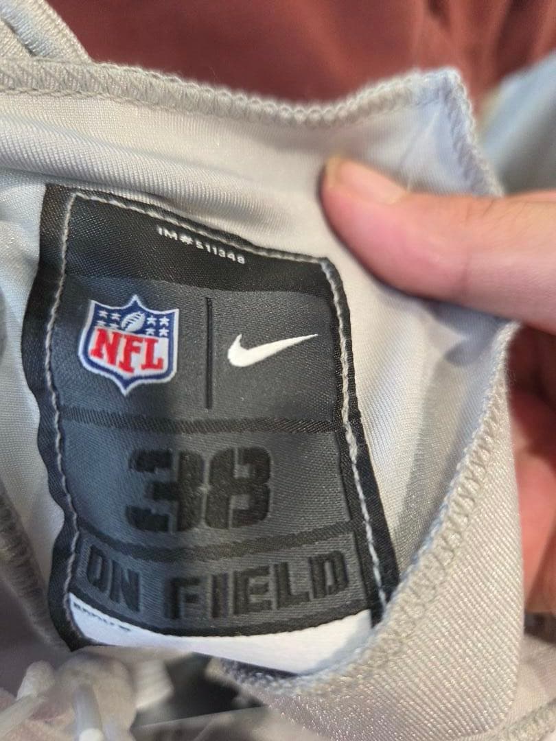 NIKE NFL フットボールパンツ 38 白系