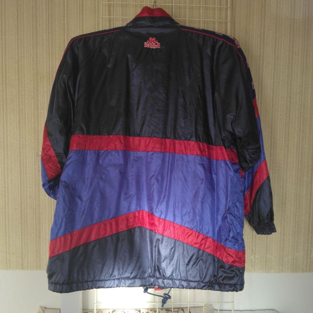Kappa 95”FC Barcelona ベンチコート ネイビー/レッドXL