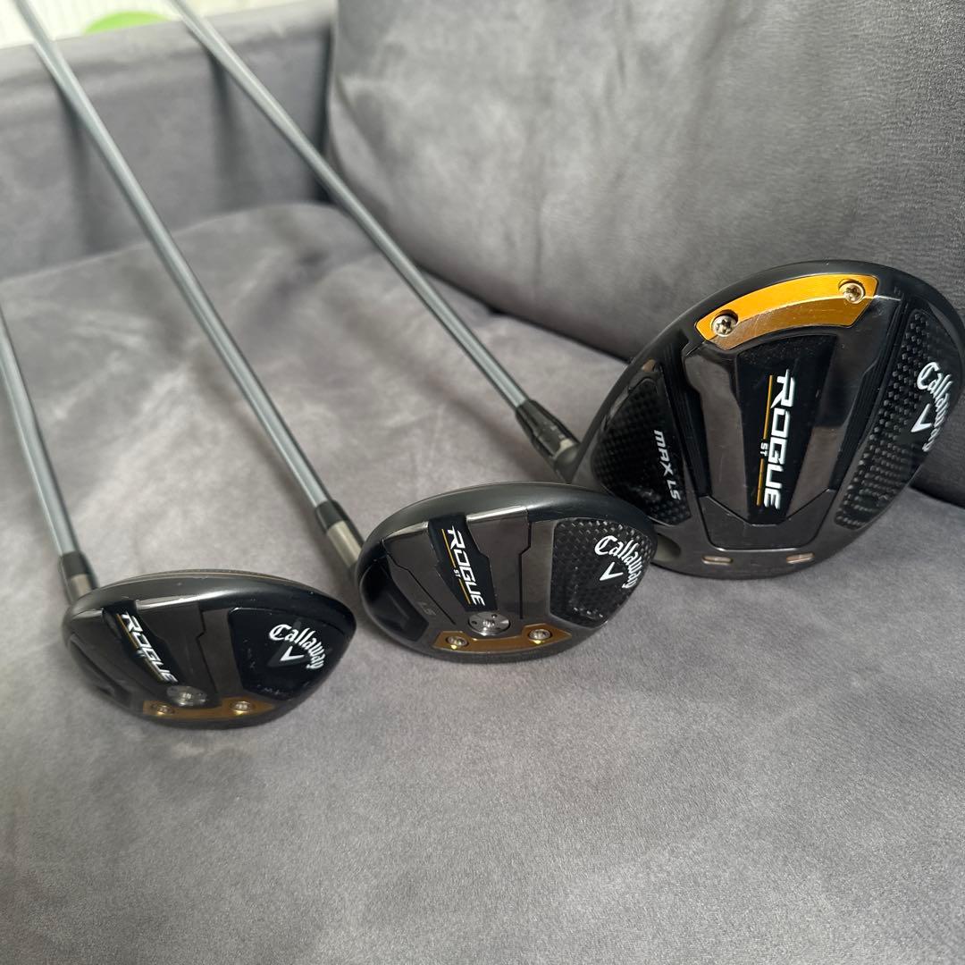 Callaway Rogue ST Max LS ドライバー1.3.5セット