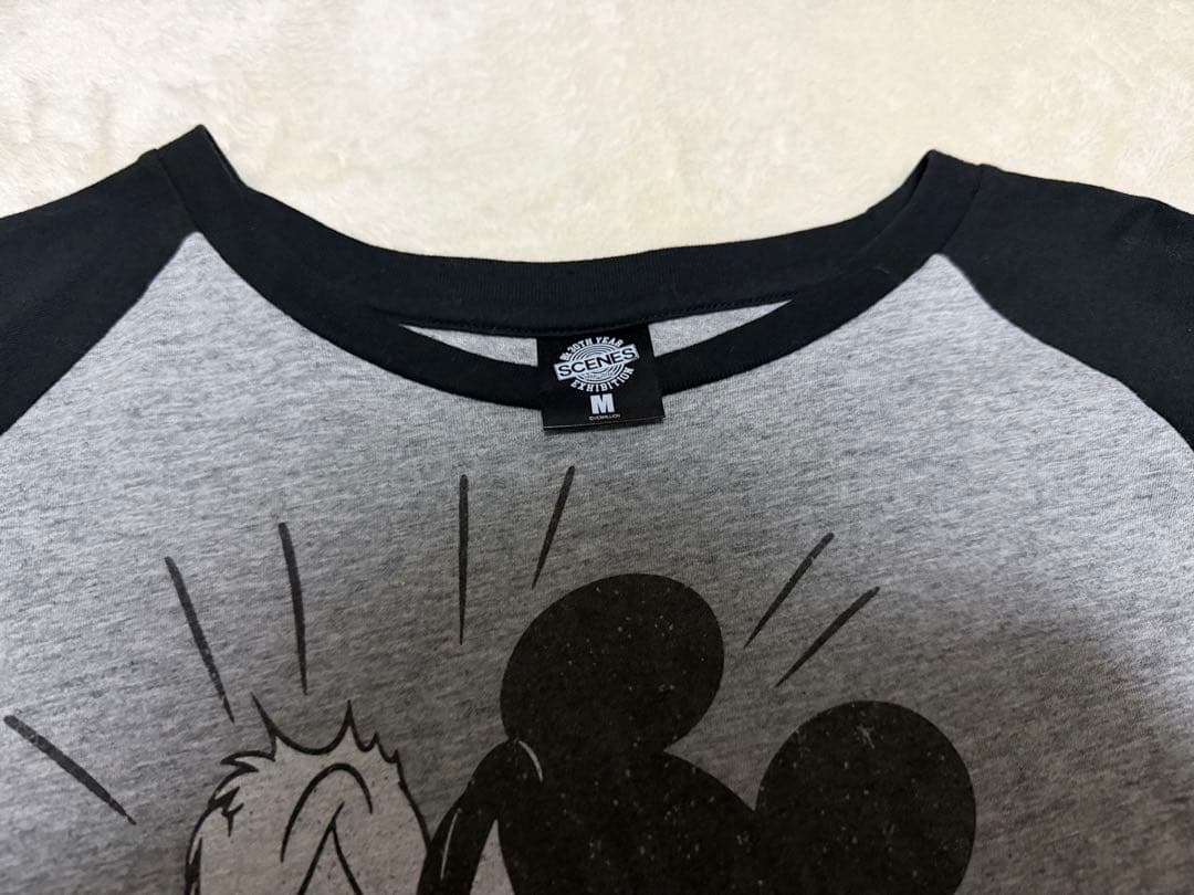 B’z × Disney ディズニー “SCENES” ラグランTシャツ M