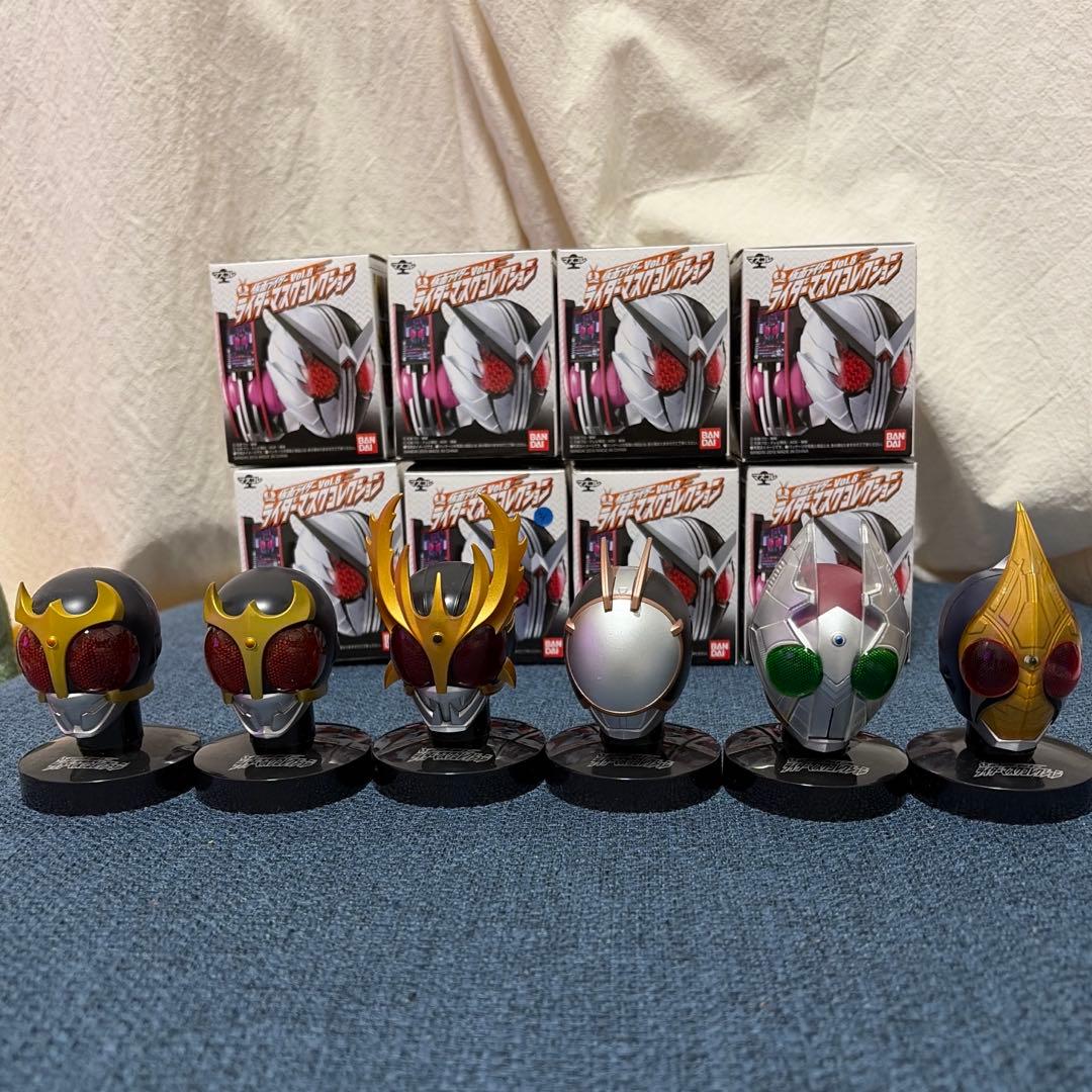 仮面ライダーマスクコレクション vol.8 16体セット 箱あり コンプリート
