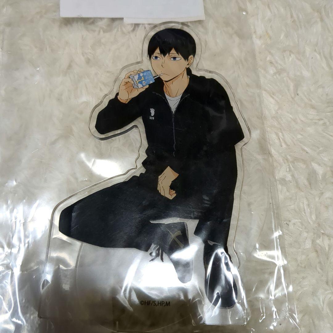 ハイキュー!!　JWORLD　影山　缶バッジ アクリルスタンド