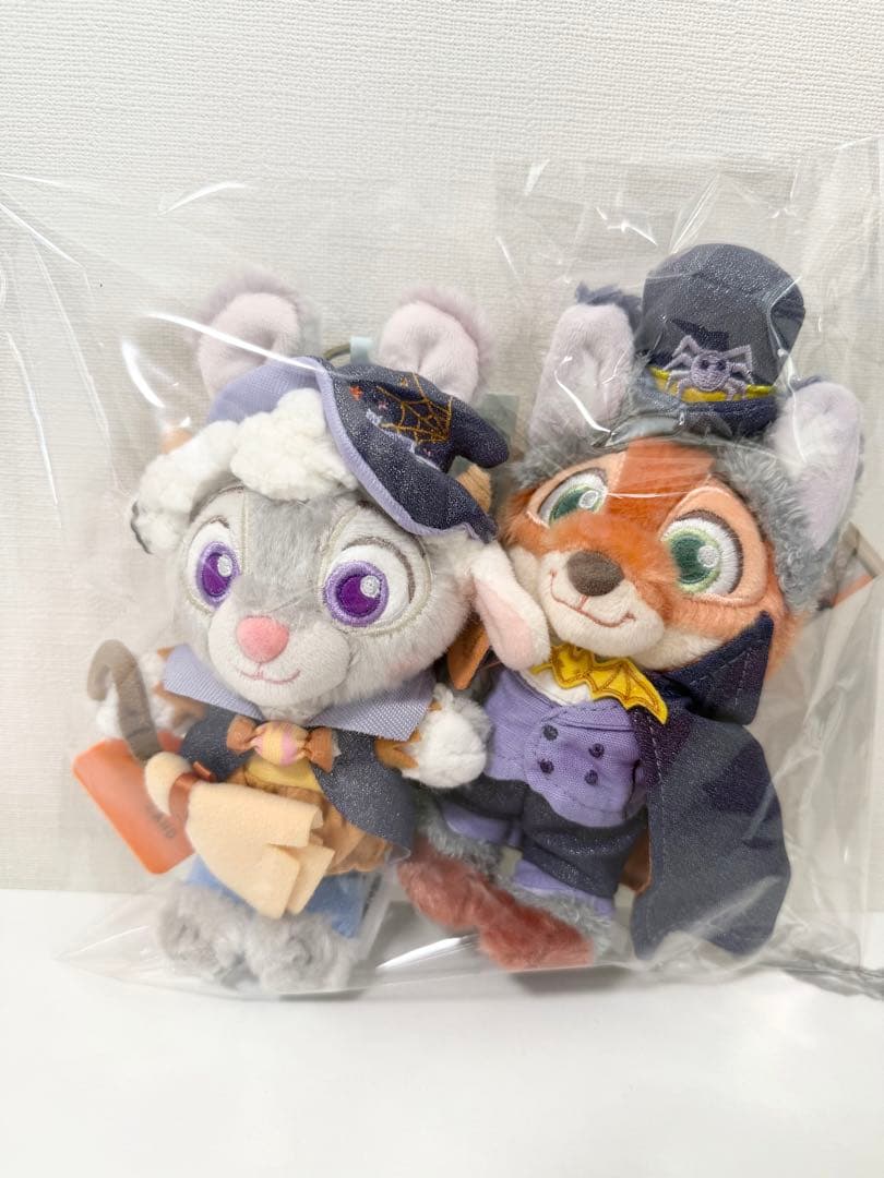 ズートピア　ジュディ　ニック　ぬいぐるみ　キーホルダー　上海　 ハロウィン
