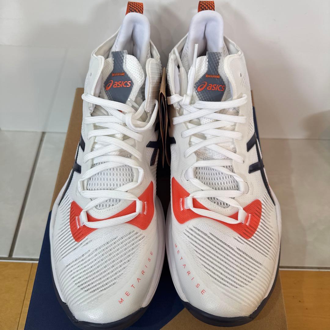 ASICS RISE バレーボールシューズ ホワイト/オレンジ