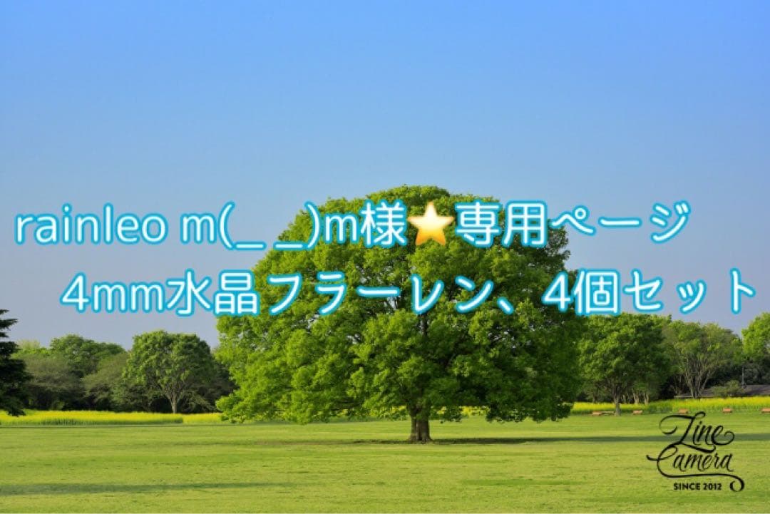 水晶 4mm フラーレン 4個セット 専用ページ