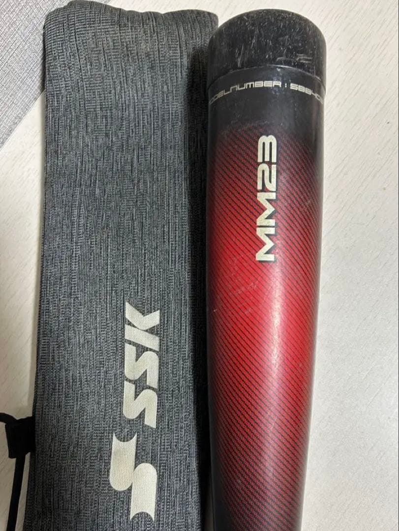 SSK MM23 軟式バット 赤黒
