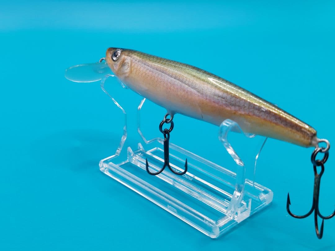 マキルアーオリジナルハンドメイドルアー 公魚剥製仕様