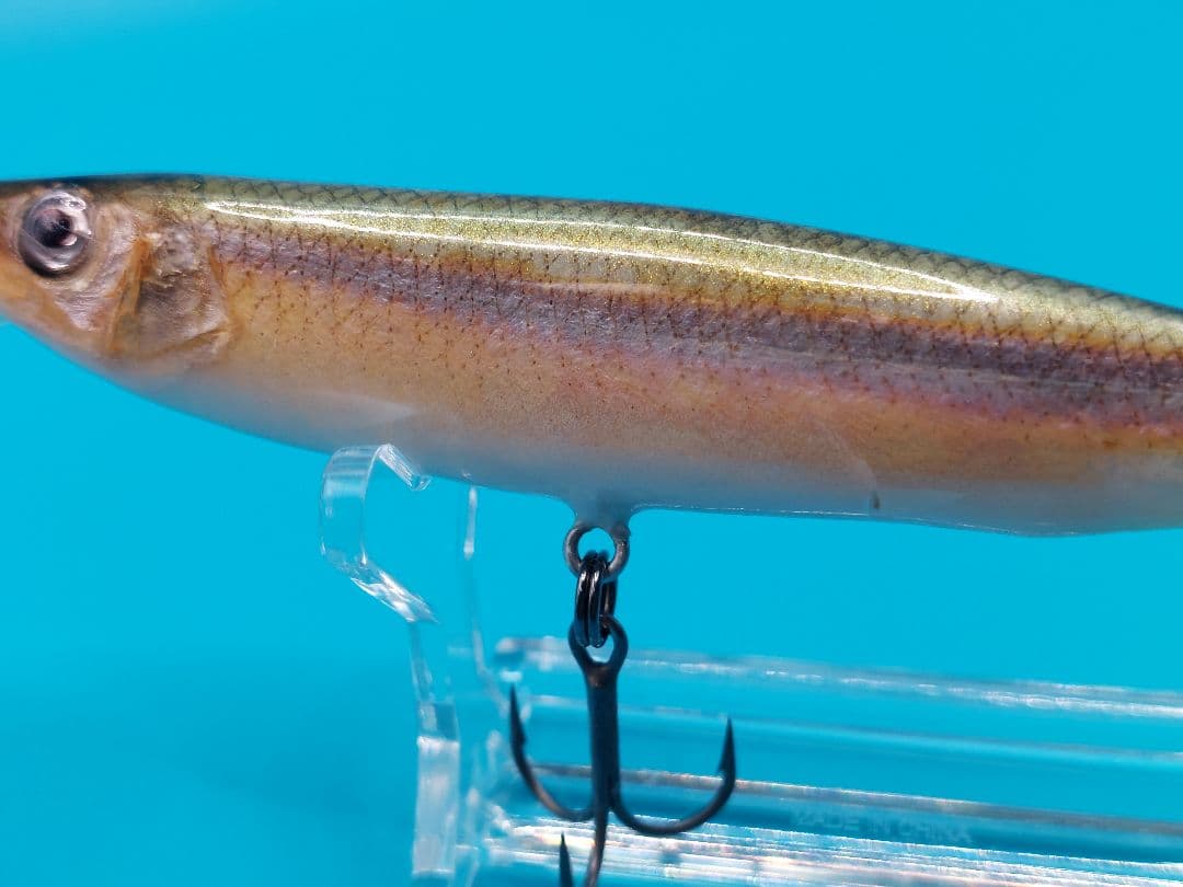 マキルアーオリジナルハンドメイドルアー 公魚剥製仕様