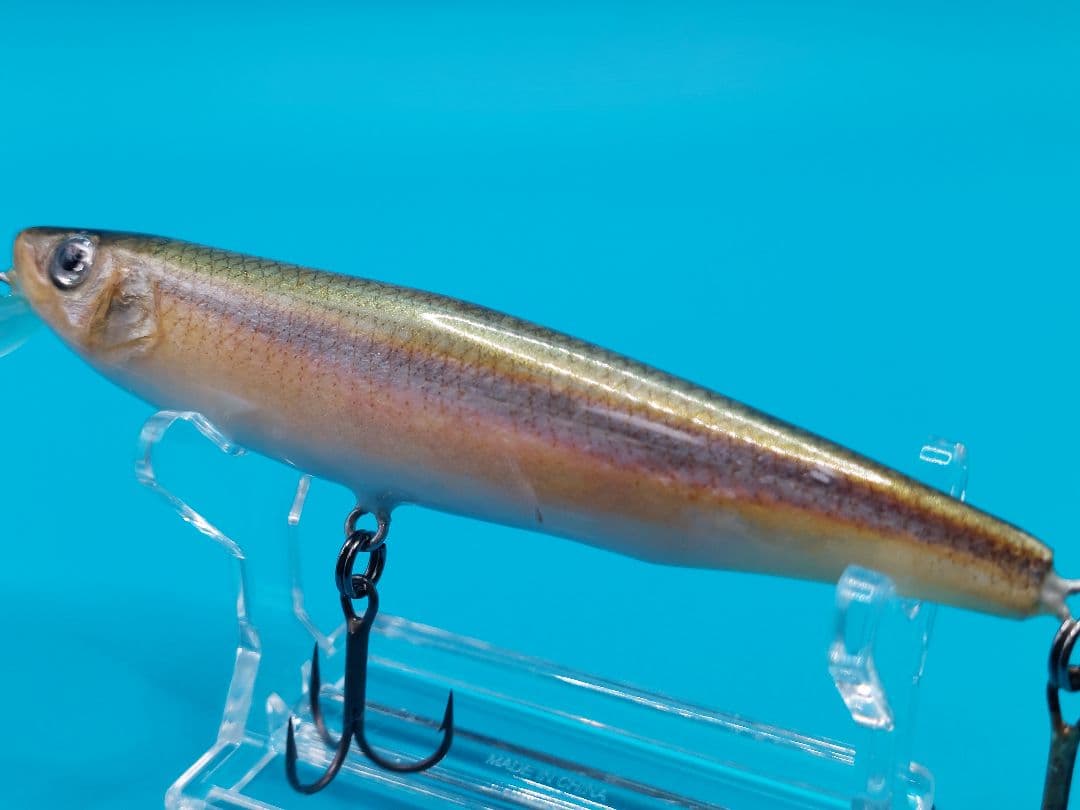 マキルアーオリジナルハンドメイドルアー 公魚剥製仕様