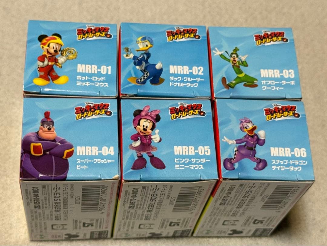 【新品未開封】トミカ　ミッキーマウスとロードレーサーズ　6台セット