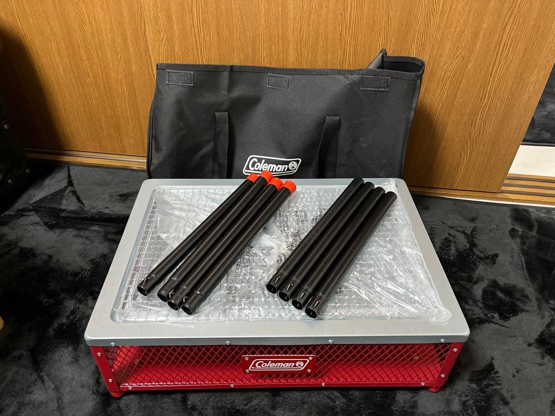 新品　収納袋付　コールマン　Coleman バーベキューコンロ　2way グリル