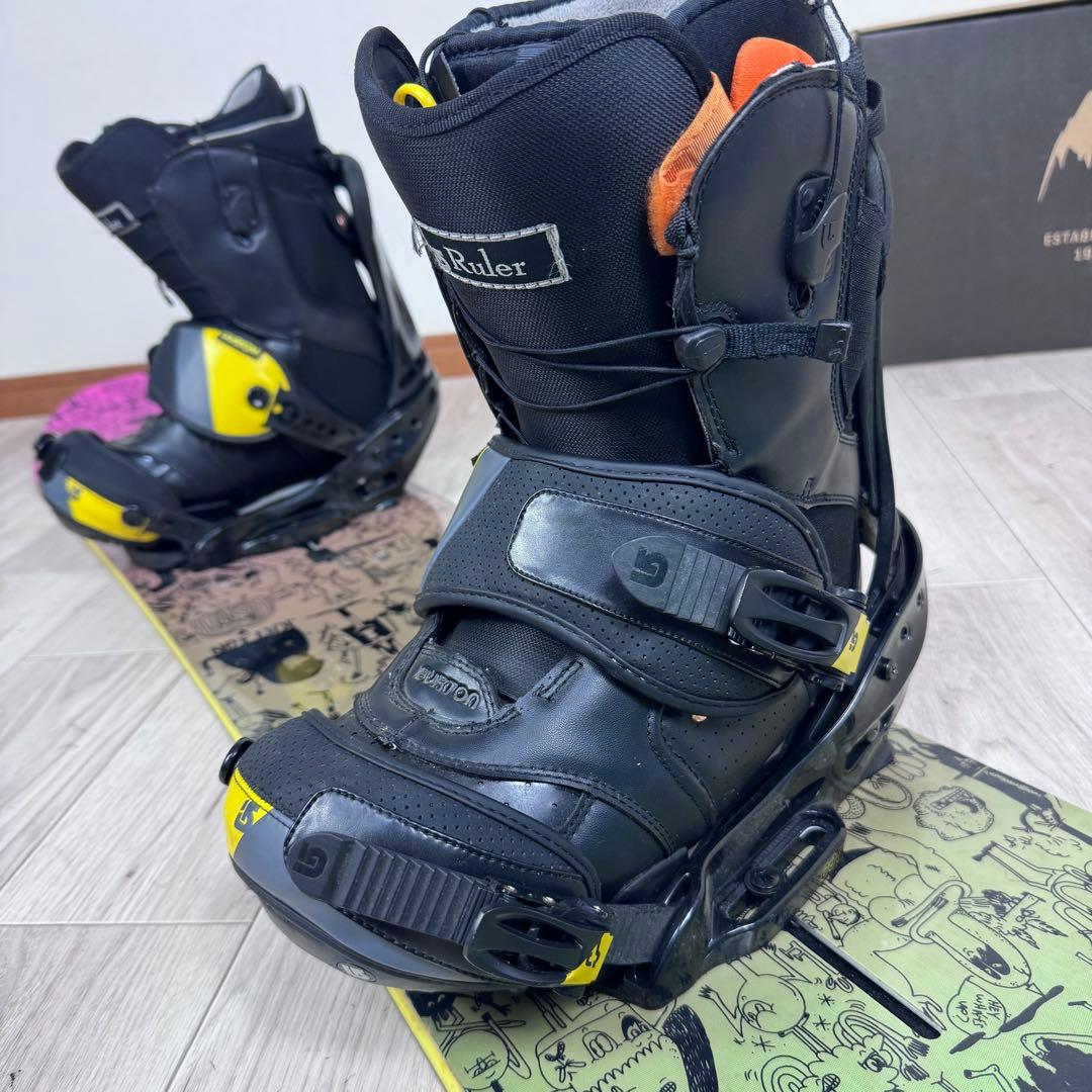 BURTON スノーボード 152cm ブーツ 27.5cm セット
