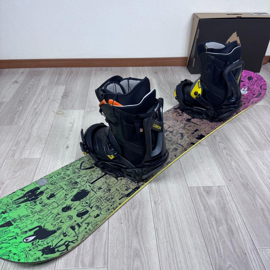 BURTON スノーボード 152cm ブーツ 27.5cm セット