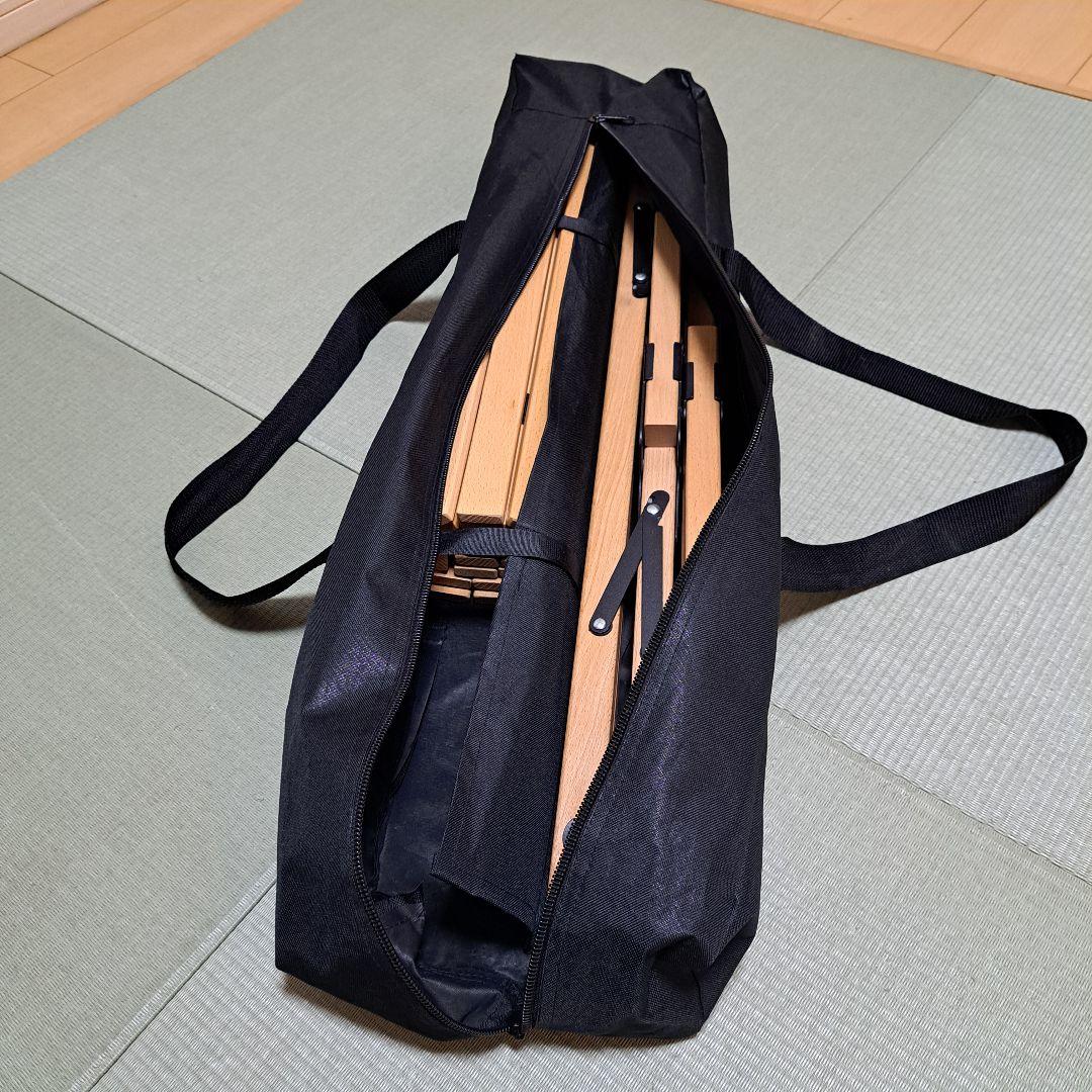 【美品】FIELDOOR ウッドロールテーブル　90タイプ