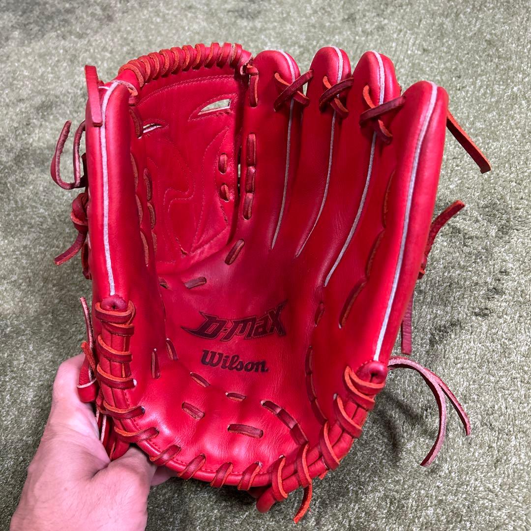 わ*は様 Wilson 赤グローブ