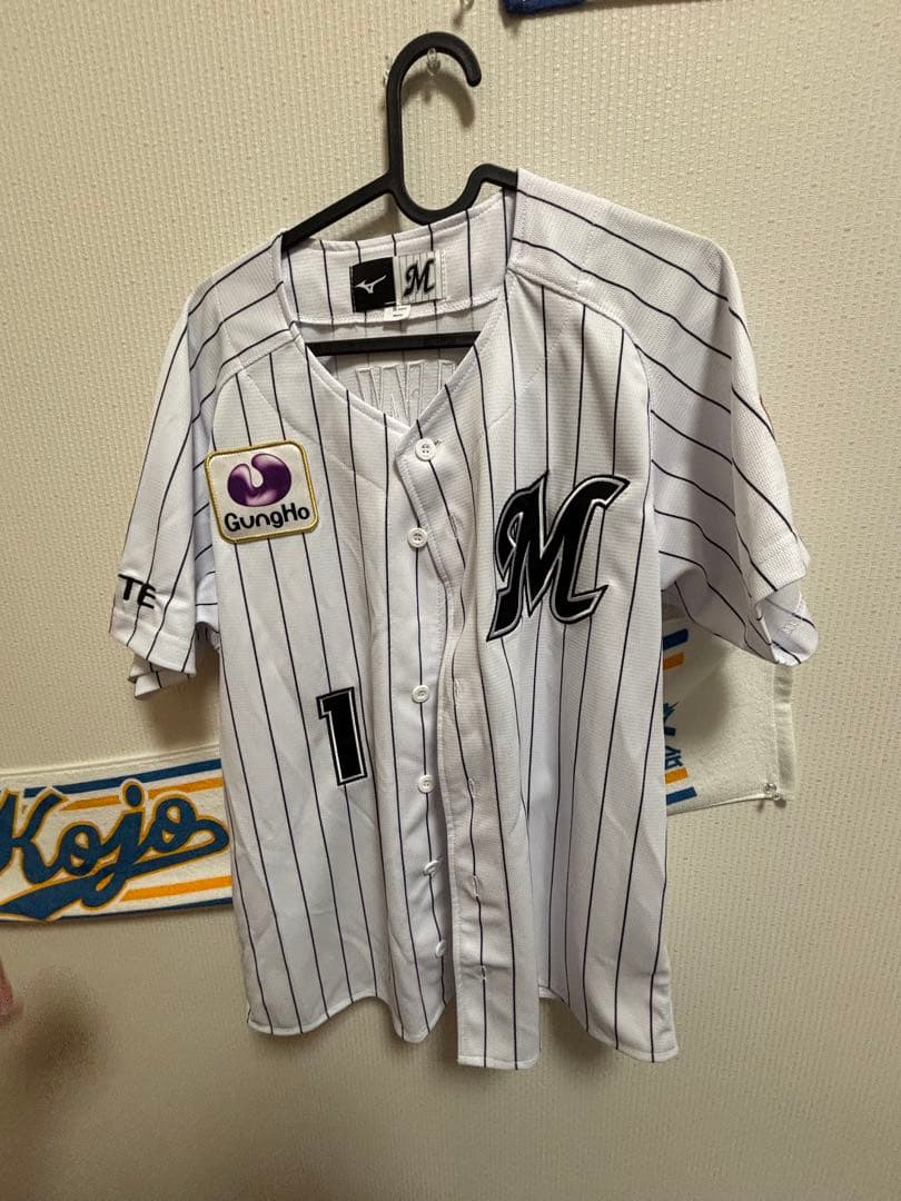 藤原恭大ユニフォーム ストライプ
