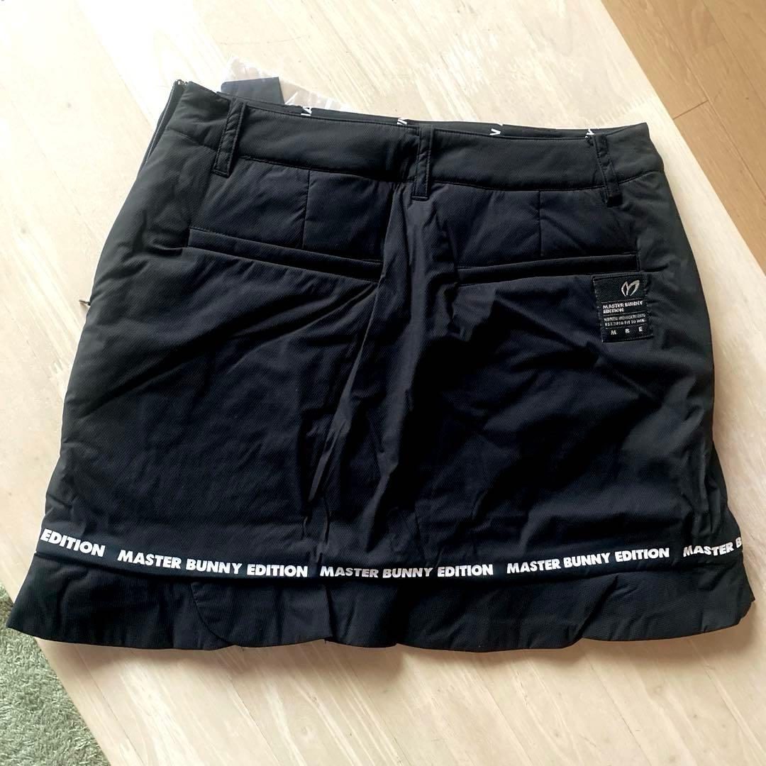 パーリーゲイツ☆新品 マスターバニー 中綿入り ストレッチ 防寒 スカート