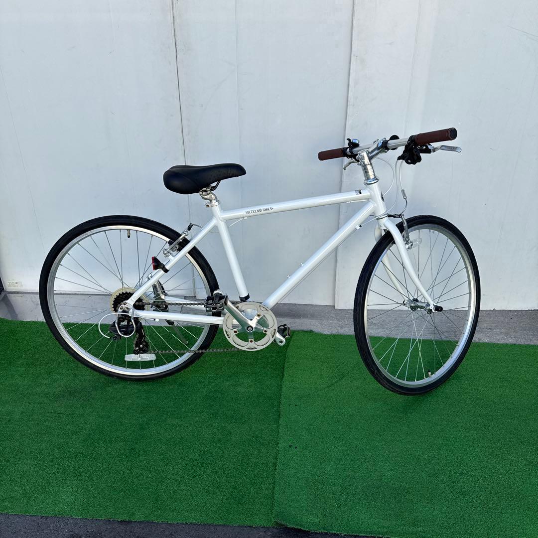 子供用自転車26インチ クロスバイク 軽量アルミフレーム【引き取り限定】