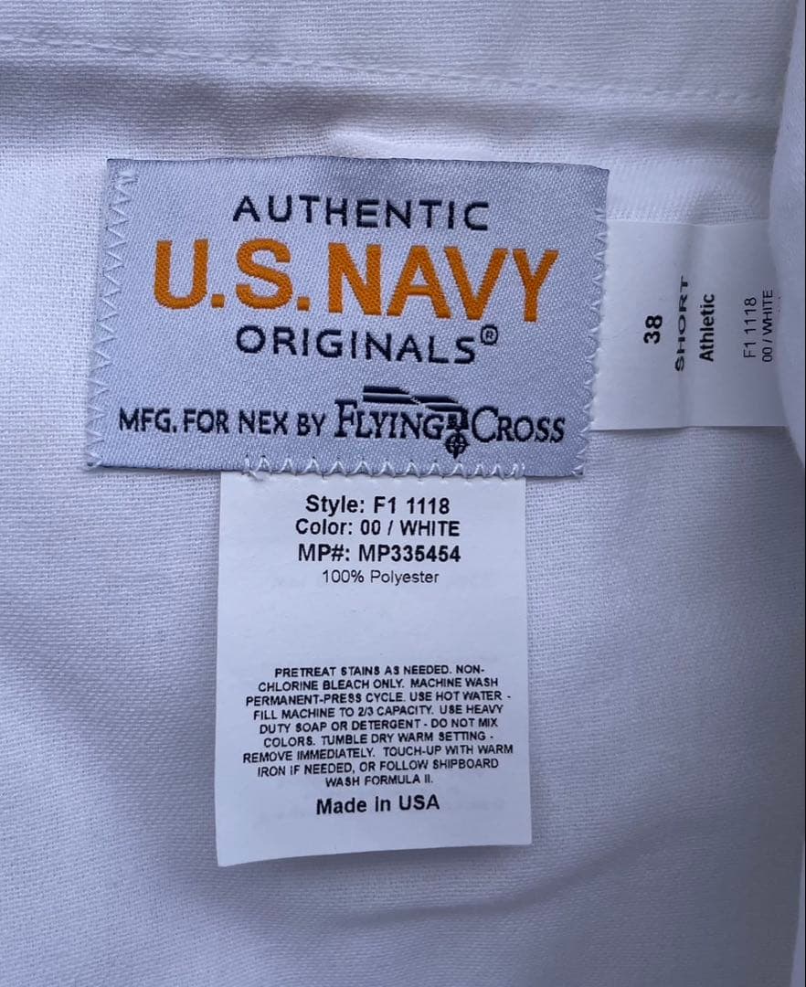 米軍海軍白制服上下NAVYキャップセット