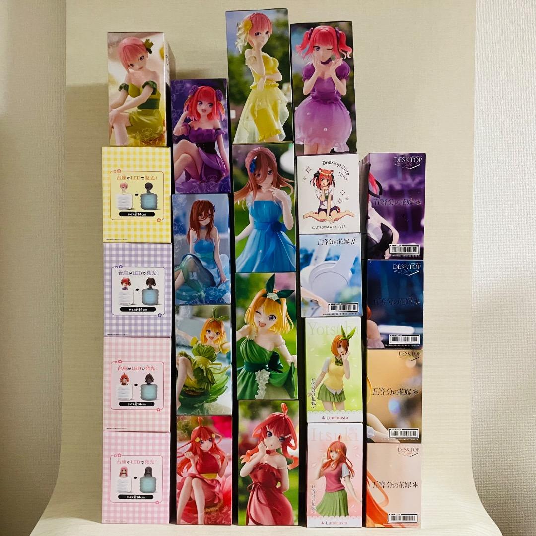 五等分の花嫁　プライズフィギュア　ルームライト など　23点セット