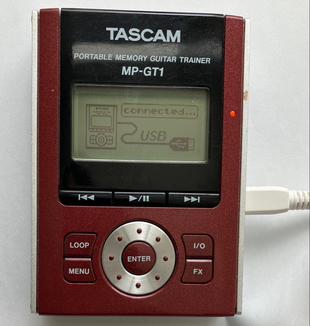 TASCAM MP-GT1ポータブルメモリーギタートレーナーACアダプター付