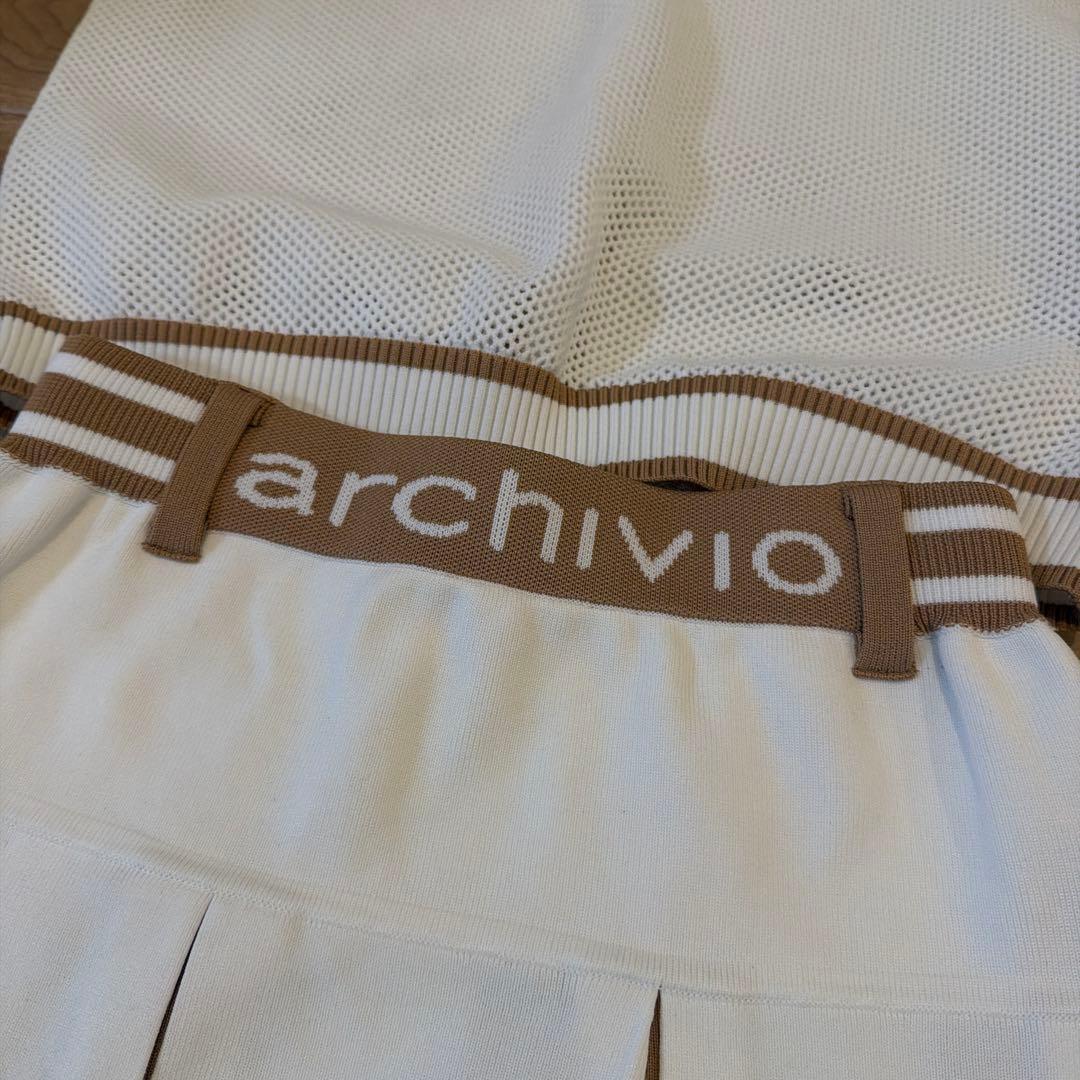 archivio メッシュベストとスカートセット