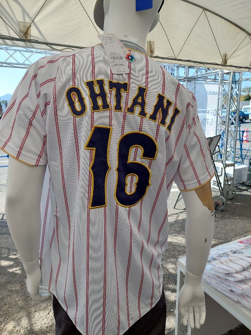 WBC大谷翔平　侍JAPAN 2026年ユニフォーム ホーム用 背番号16