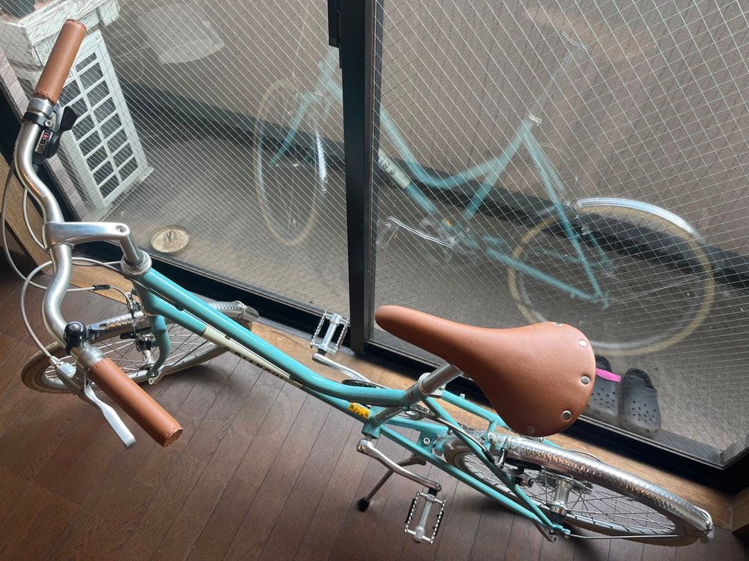 m*2様 BIANCHI merloビアンキ メルロー ミントグリーン 小径自転