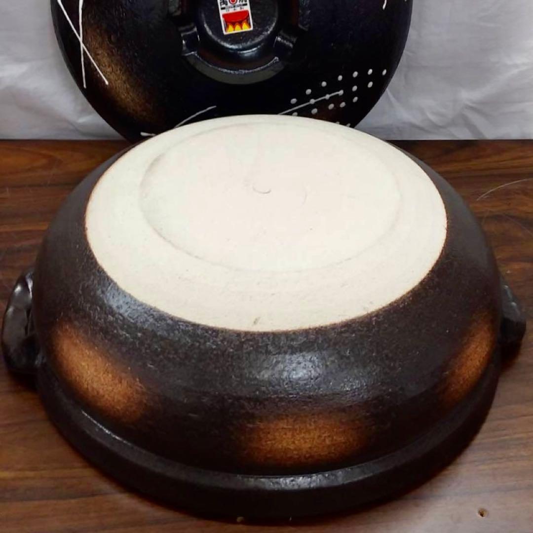 【新品・未使用】萬古焼の土鍋9号サイズ