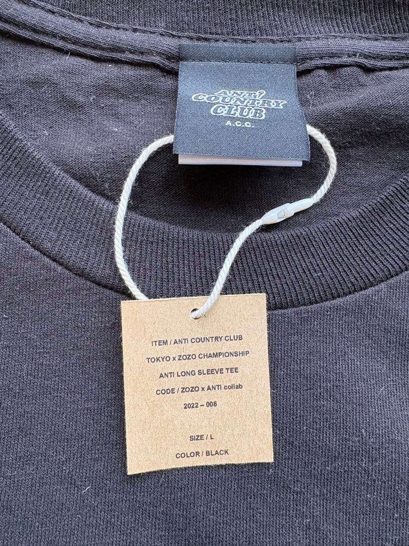 Anti country club Tokyo x ZOZO Tシャツ 未使用