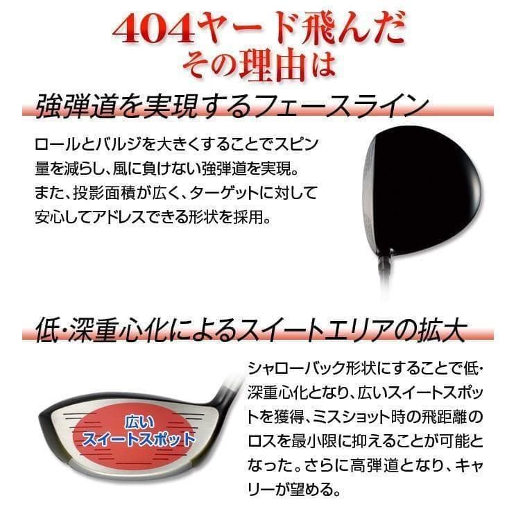 ★新品 ワークスゴルフ マキシマックスドライバー USTマミヤ VspecαⅣ