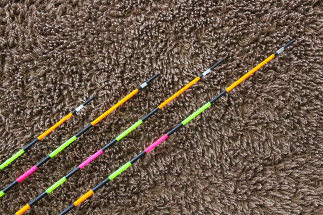 ヘラ浮き ＳＧ模様 パイプトップ(5~8番)４本セット 新品未使用