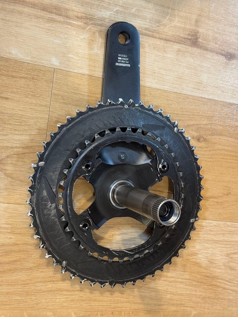 SHIMANO ULTEGRA クランクセット ブラック　172.5mm