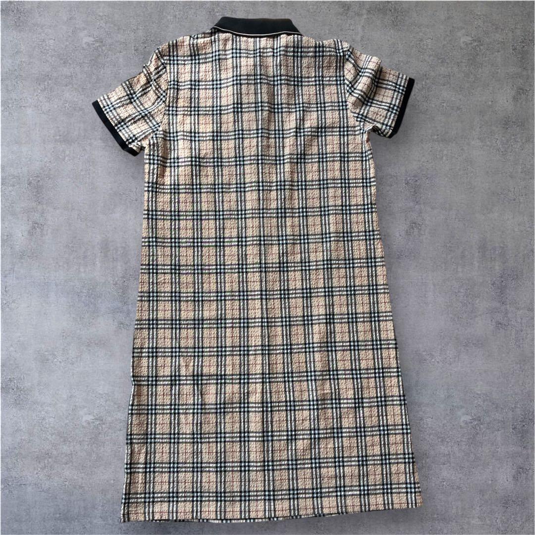 希少BURBERRY GOLF バーバリーゴルフ ノバチェック ワンピース LL
